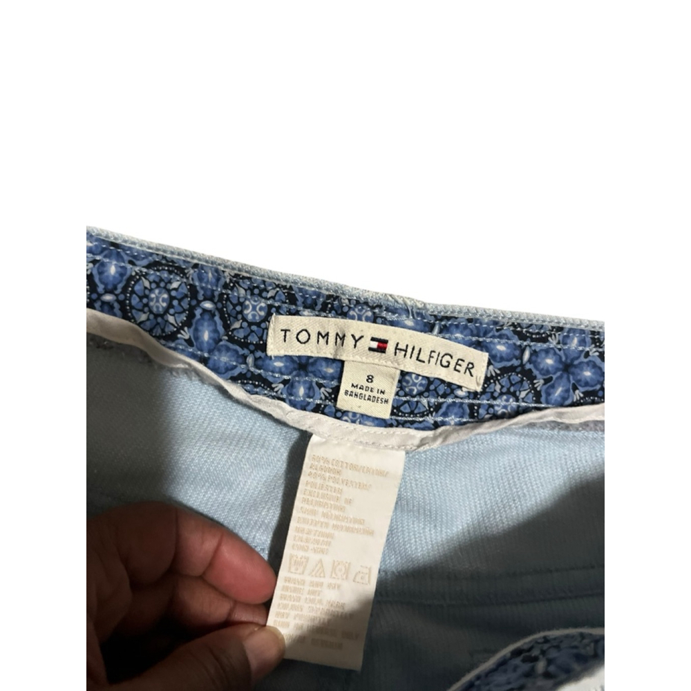 Women's Tommy Hilfiger Light Blue Corduroy Boot Cut Pants Size 8 - Picture 3 of 6